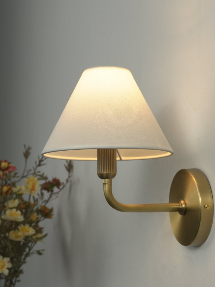 Clara Brass Wall Sconce