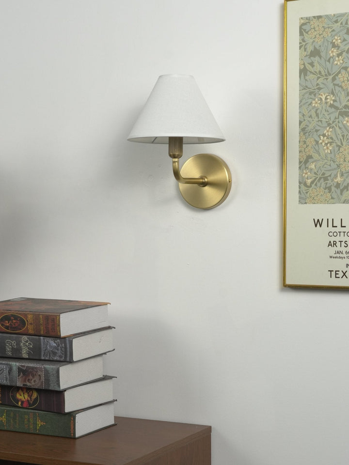 Clara Brass Wall Sconce