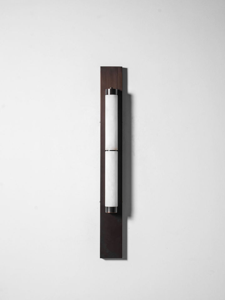 Columnar Alabaster Sconce