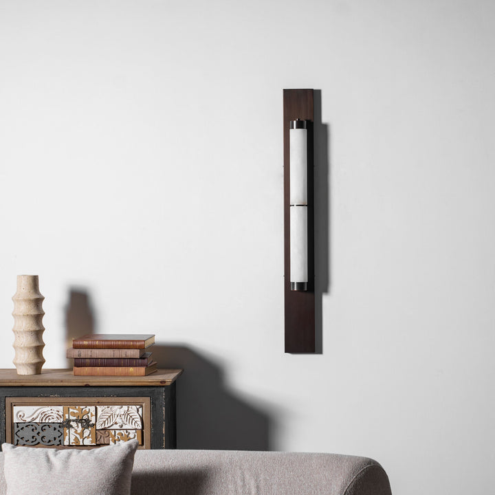 Columnar Alabaster Sconce