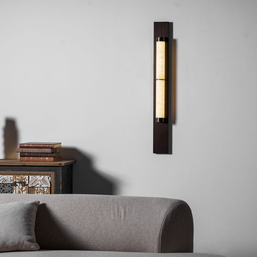 Columnar Alabaster Sconce