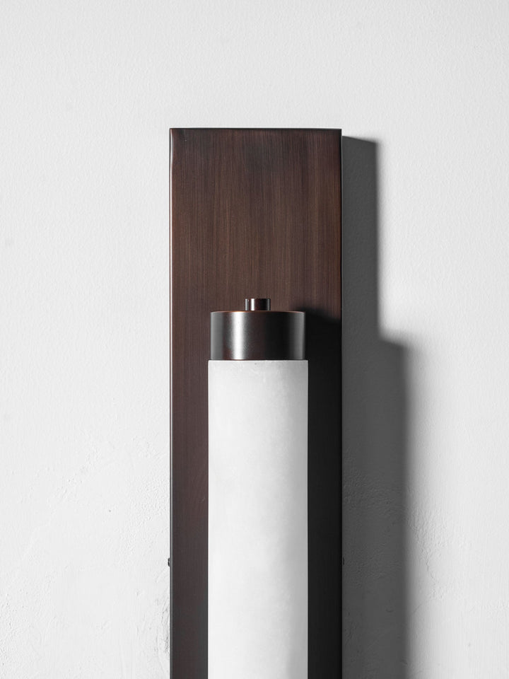 Columnar Alabaster Sconce