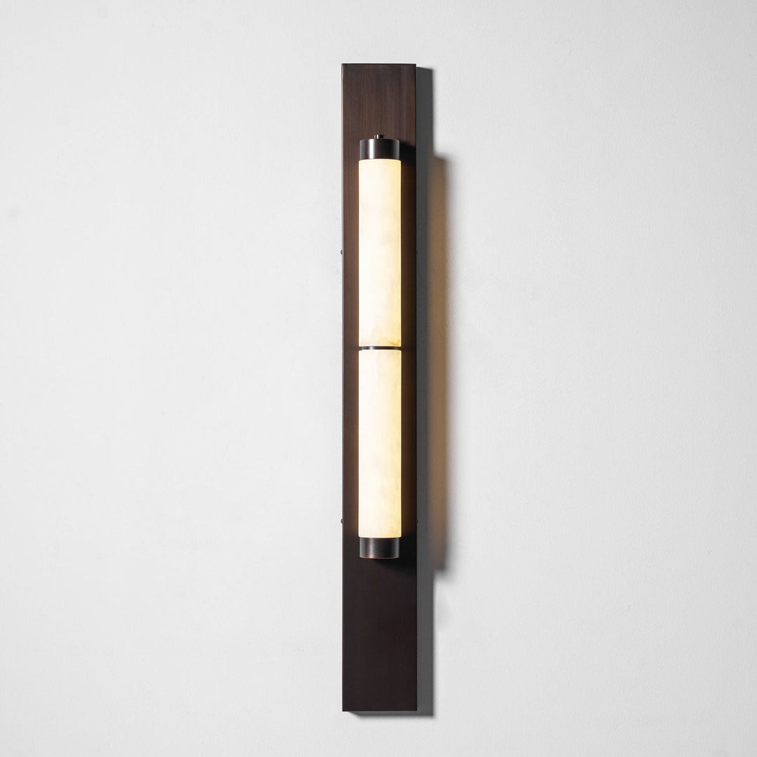 Columnar Alabaster Sconce