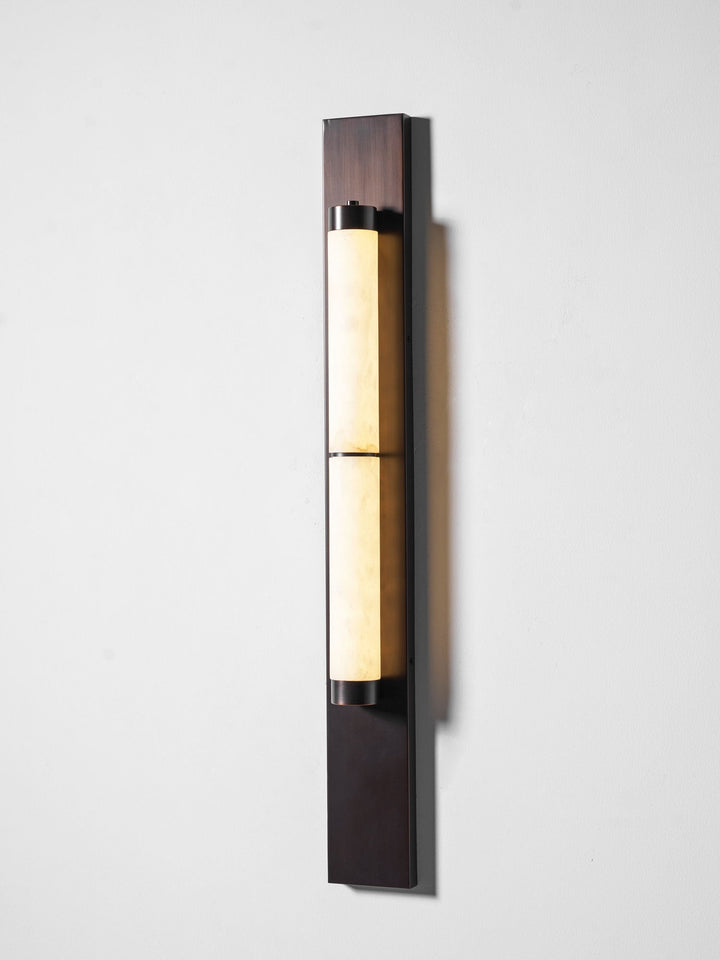 Columnar Alabaster Sconce