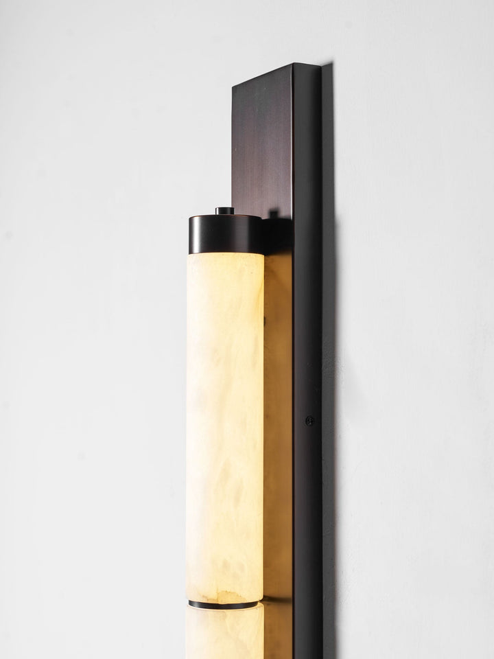 Columnar Alabaster Sconce
