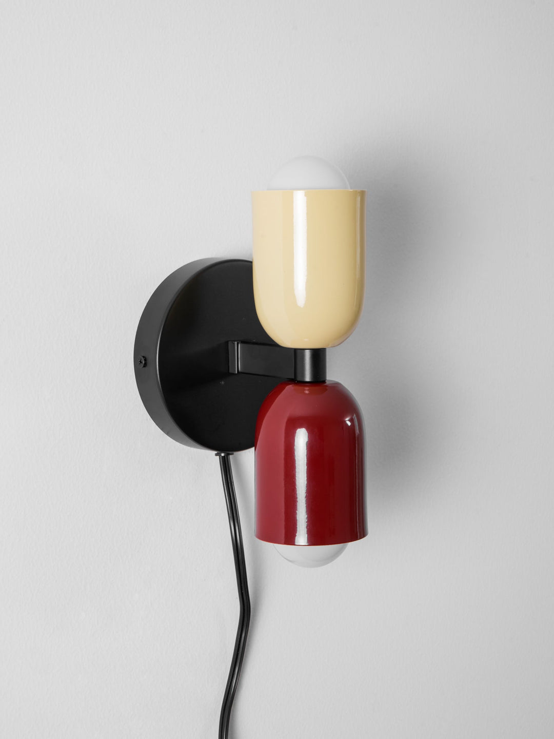 Couleur Double Plug In Wall Lamp