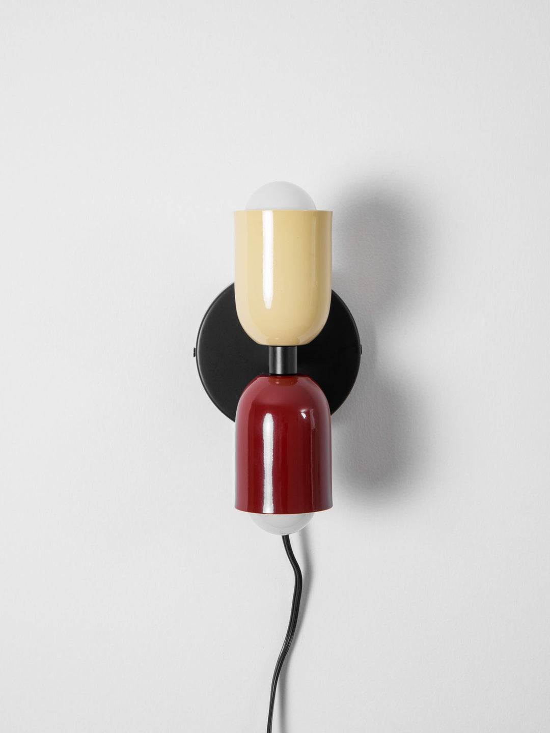 Couleur Double Plug In Wall Lamp