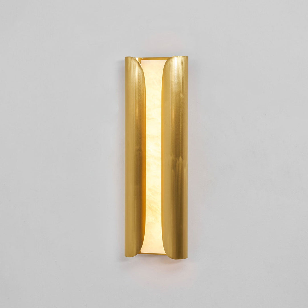 Cradled Alabaster Sconce