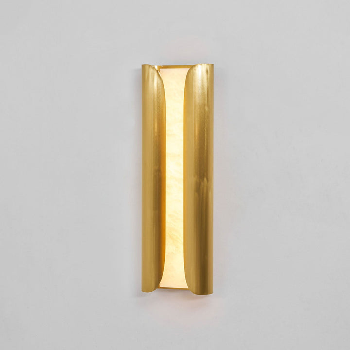 Cradled Alabaster Sconce
