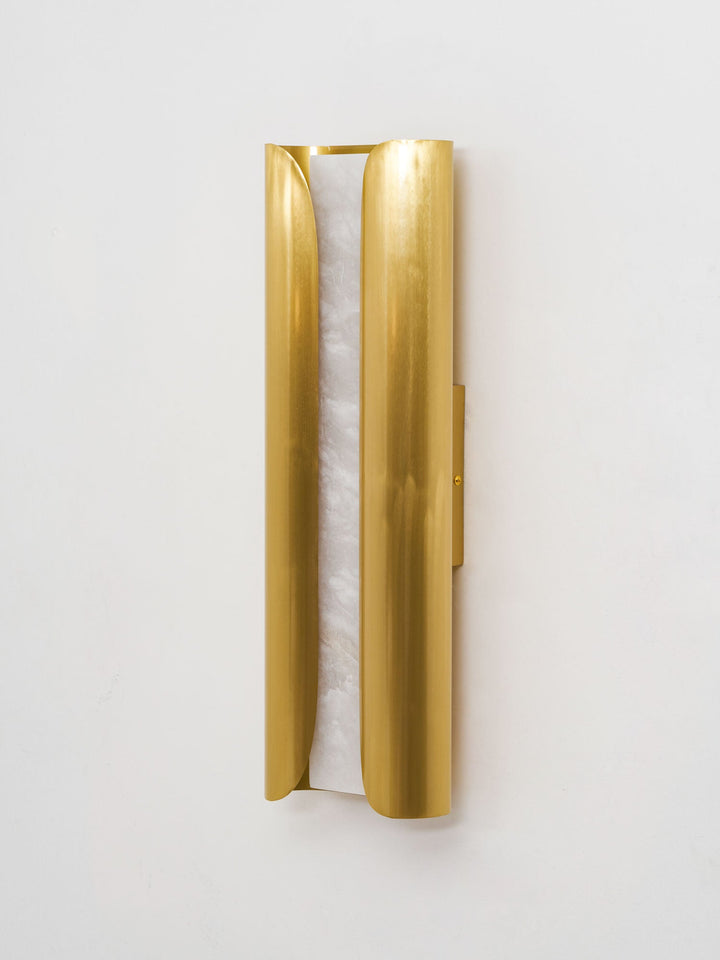 Cradled Alabaster Sconce