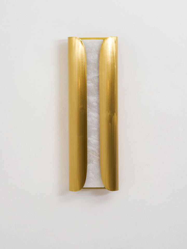 Cradled Alabaster Sconce