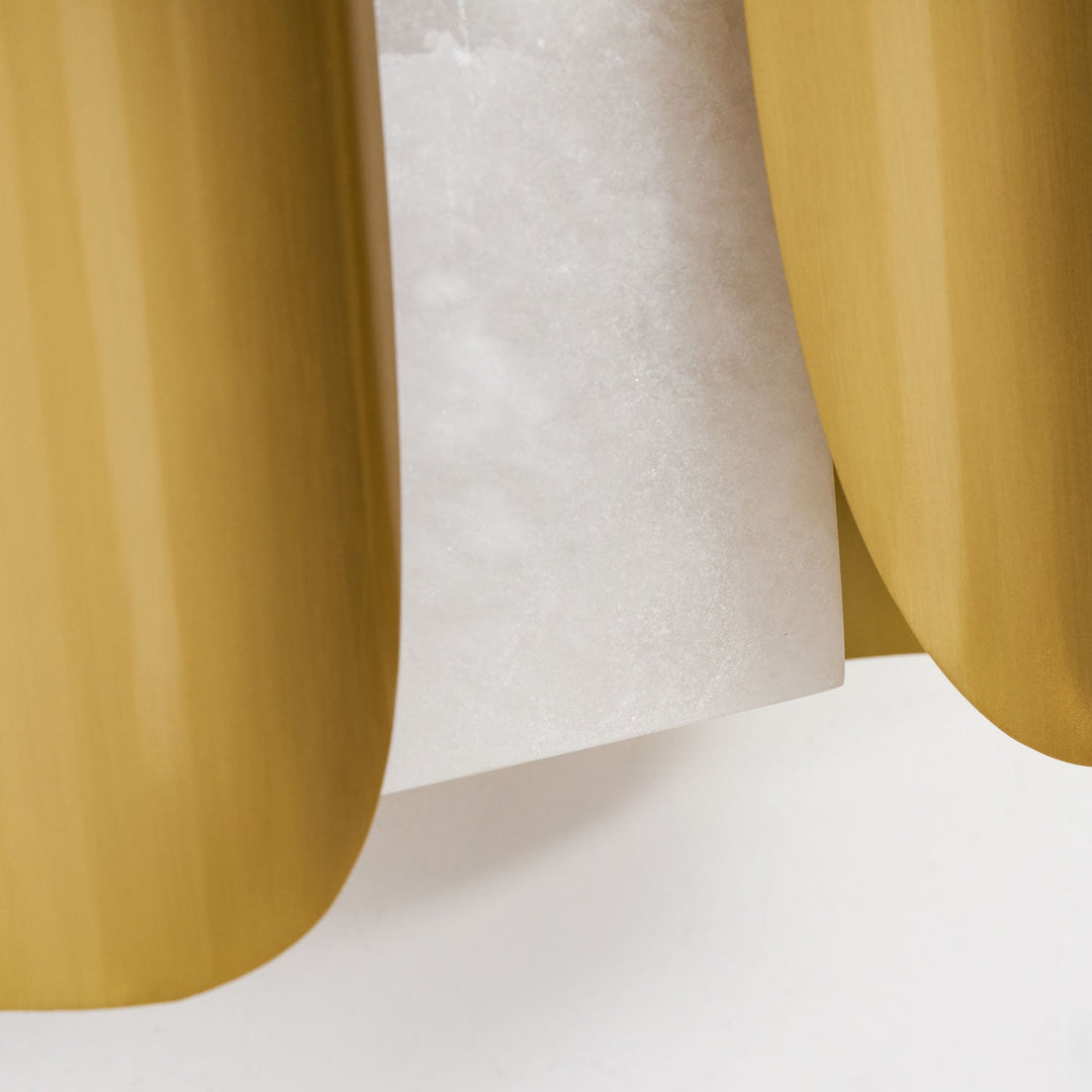 Cradled Alabaster Sconce