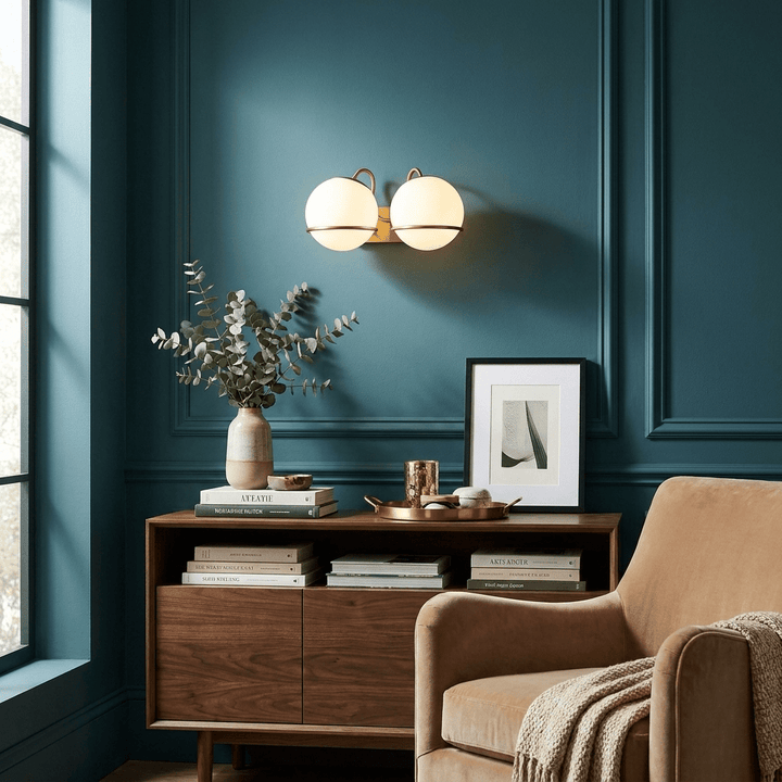 Cradled Globe Wall Sconce