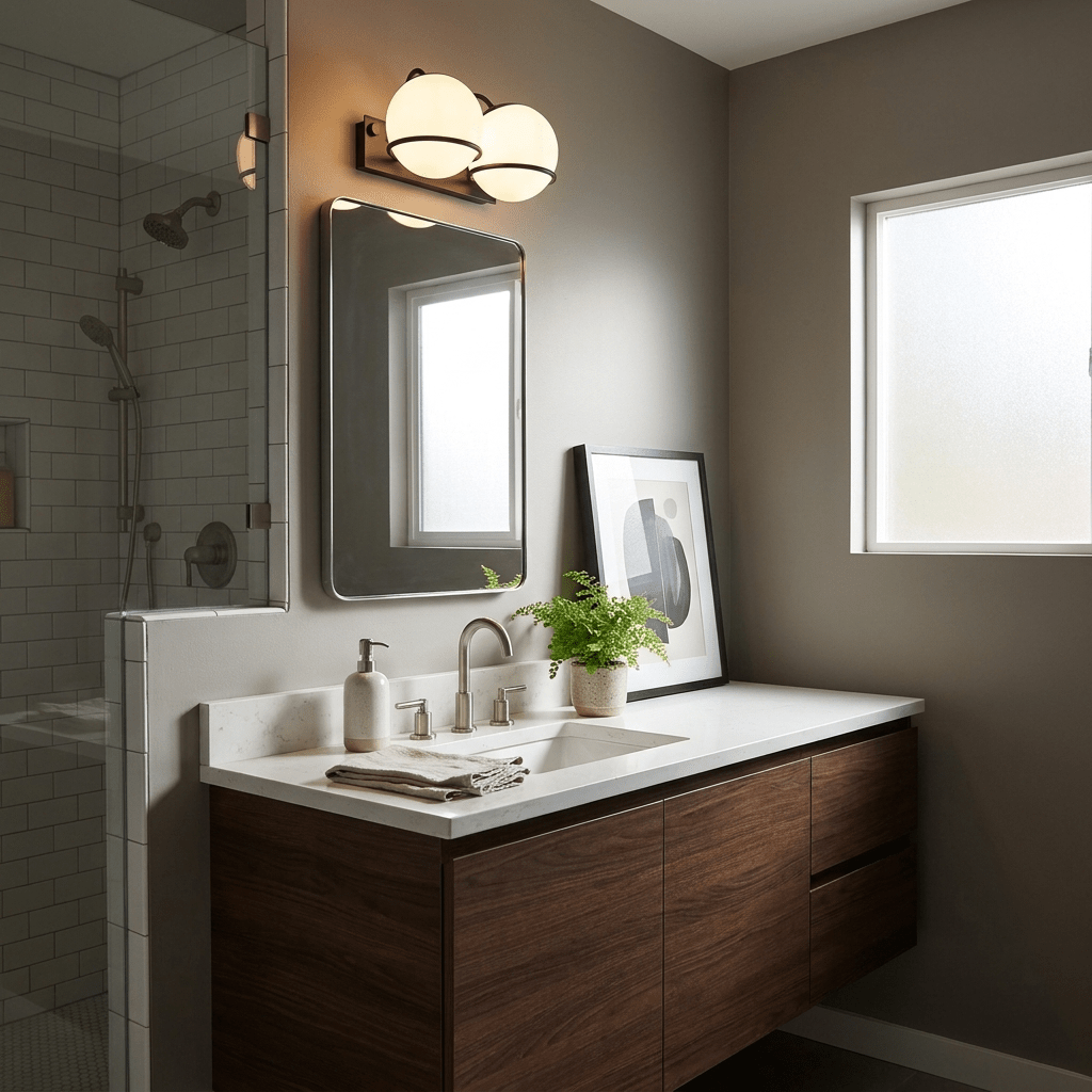 Cradled Globe Wall Sconce