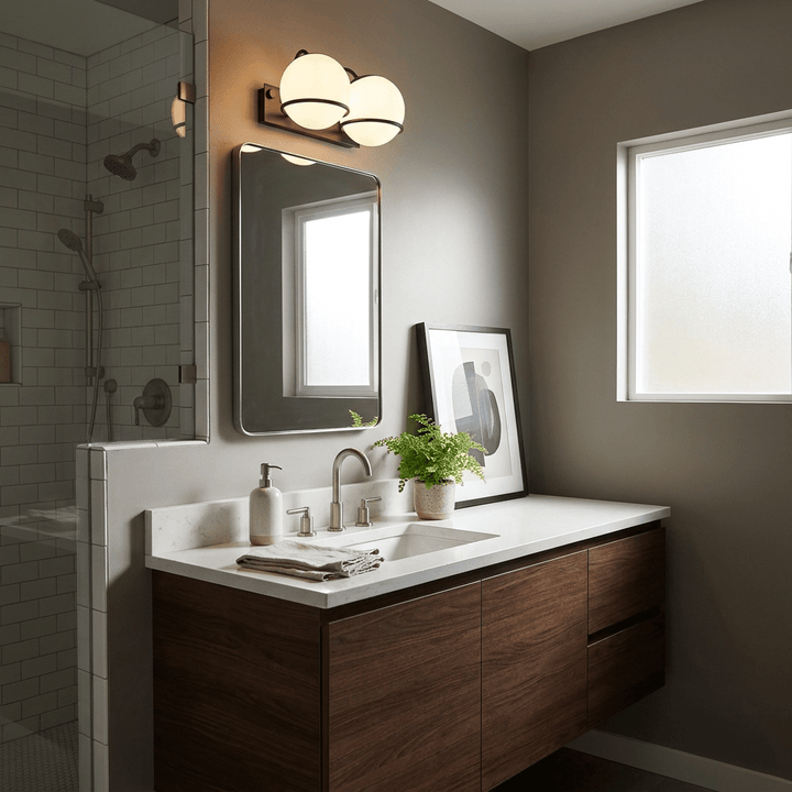 Cradled Globe Wall Sconce