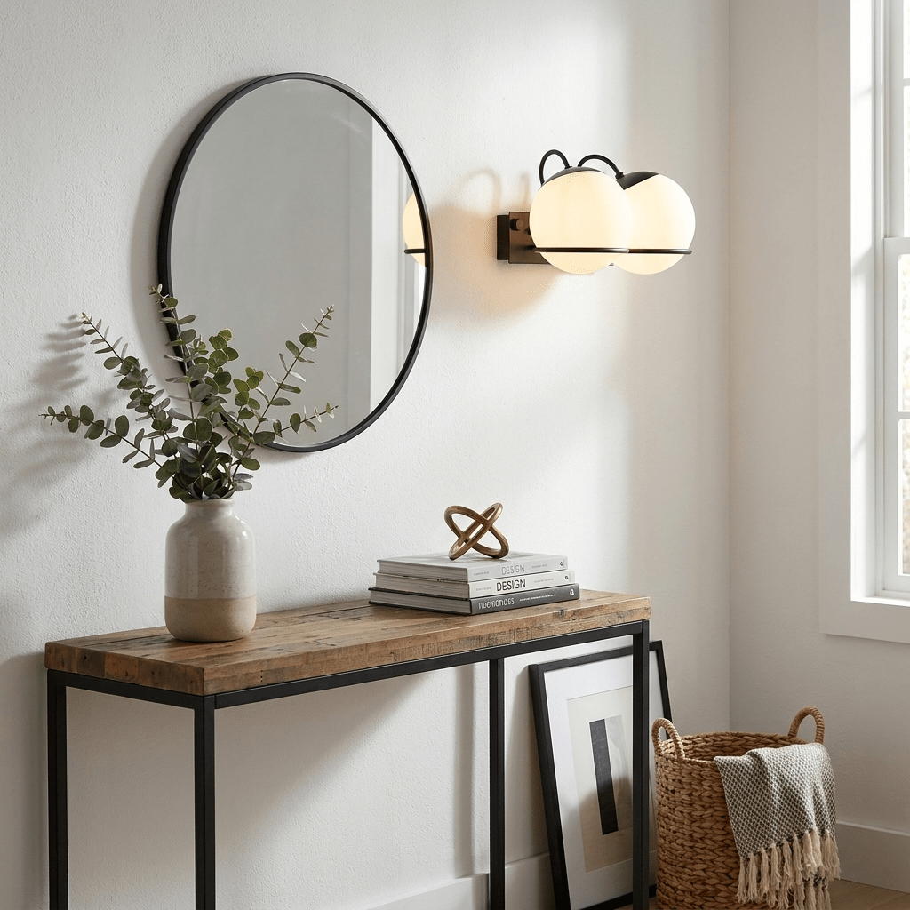 Cradled Globe Wall Sconce