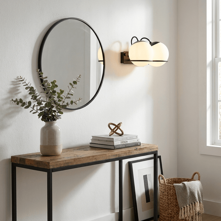 Cradled Globe Wall Sconce