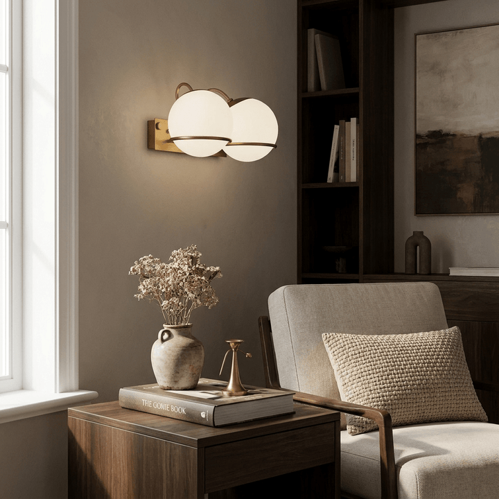 Cradled Globe Wall Sconce