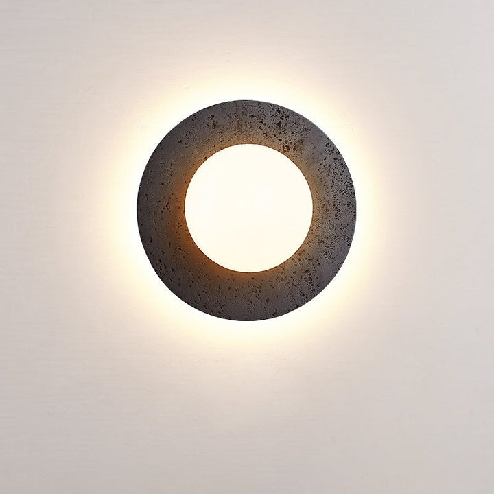 Crater Backlit Wall Sconce