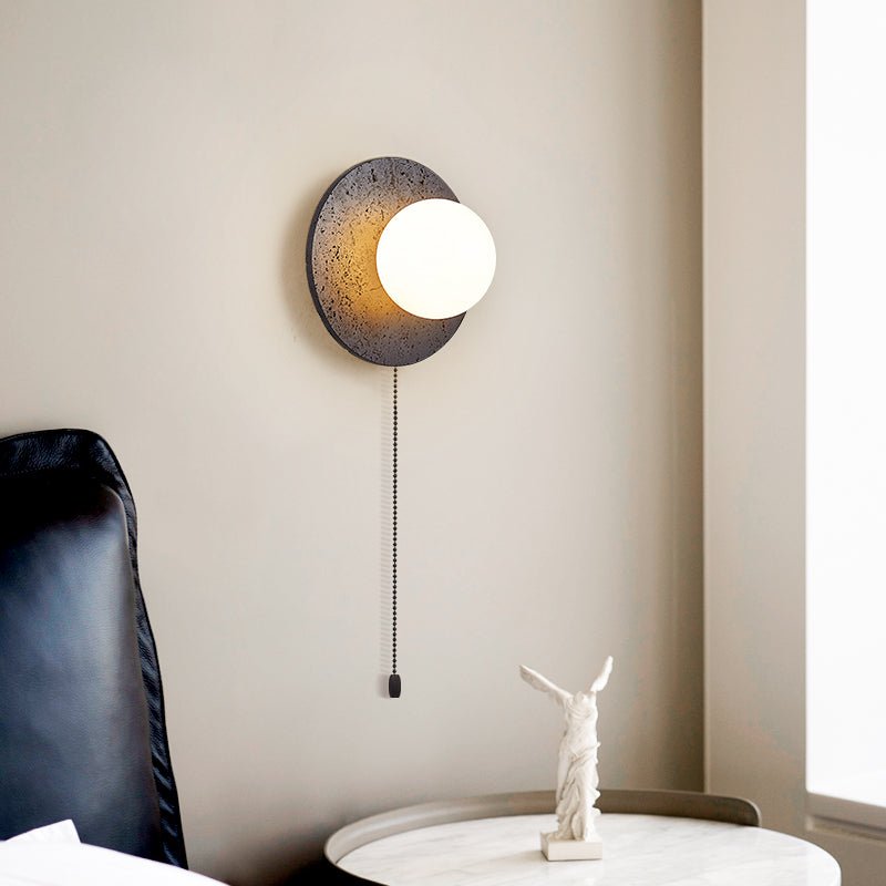 Crater Backlit Wall Sconce