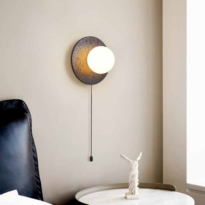Crater Backlit Wall Sconce