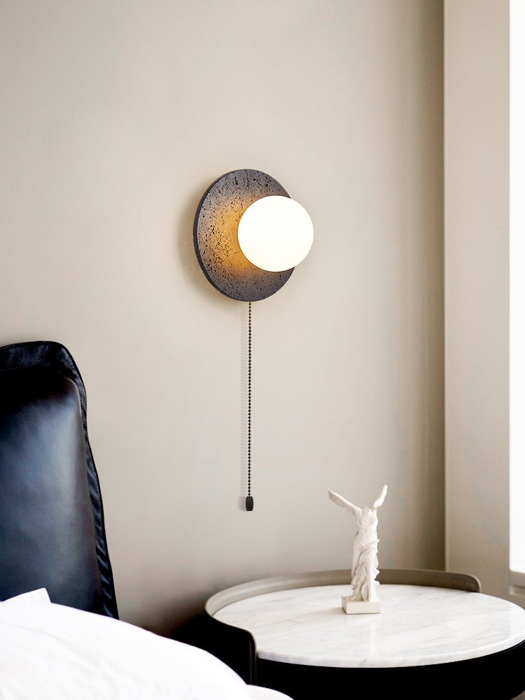 Crater Backlit Wall Sconce