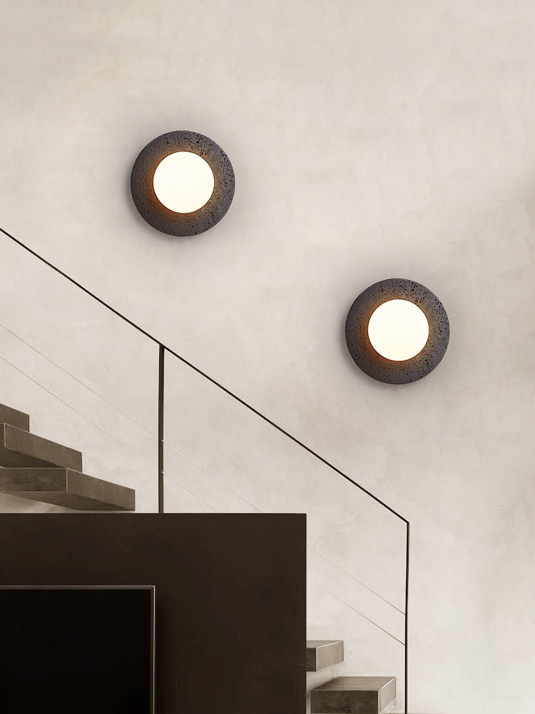 Crater Backlit Wall Sconce