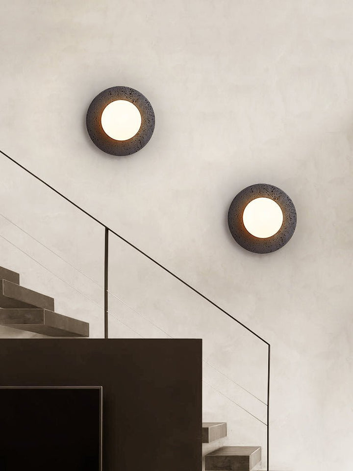 Crater Backlit Wall Sconce