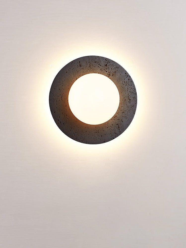 Crater Backlit Wall Sconce