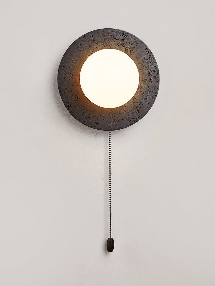 Crater Backlit Wall Sconce