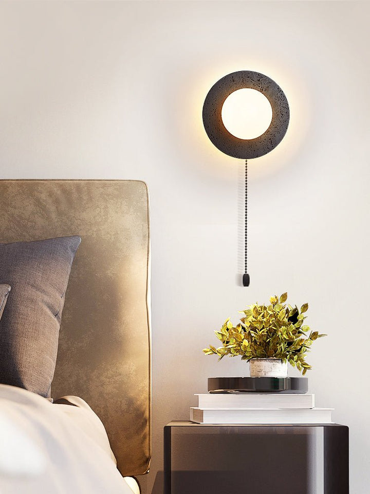 Crater Backlit Wall Sconce