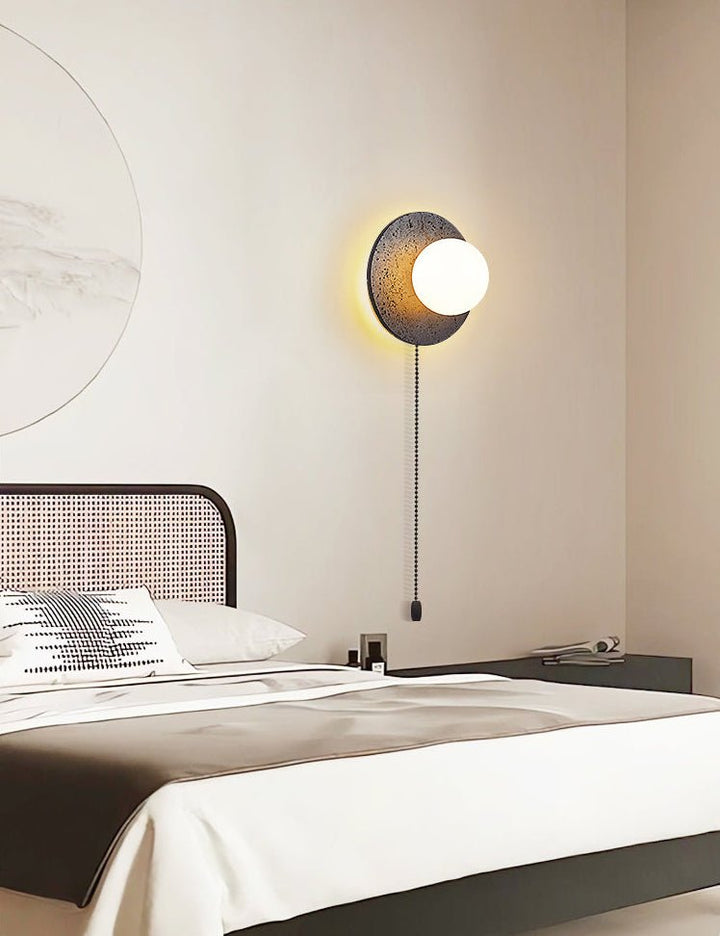 Crater Backlit Wall Sconce