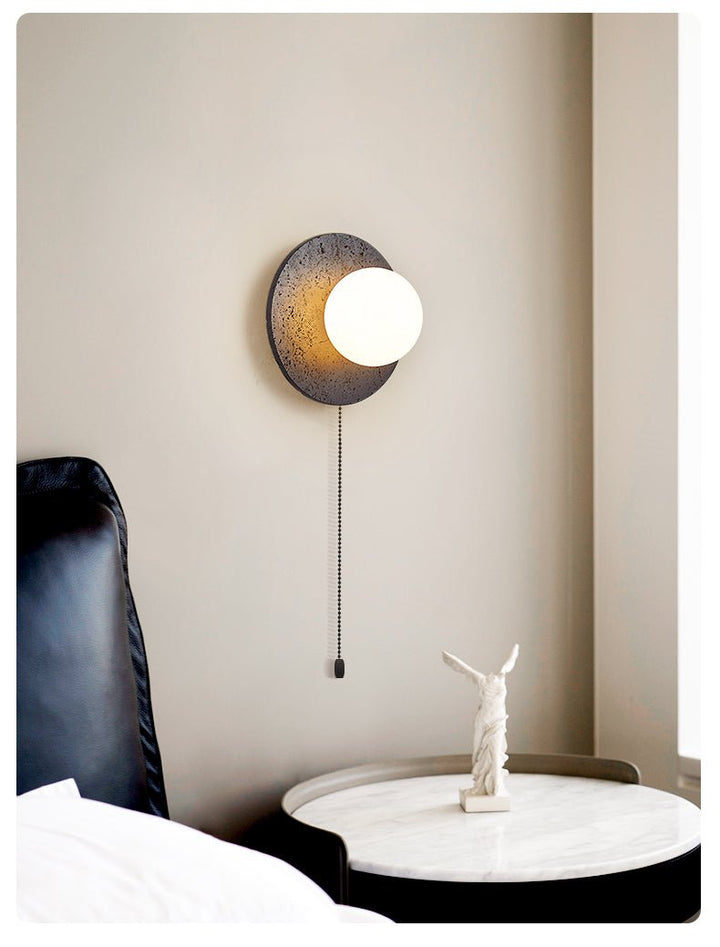Crater Backlit Wall Sconce