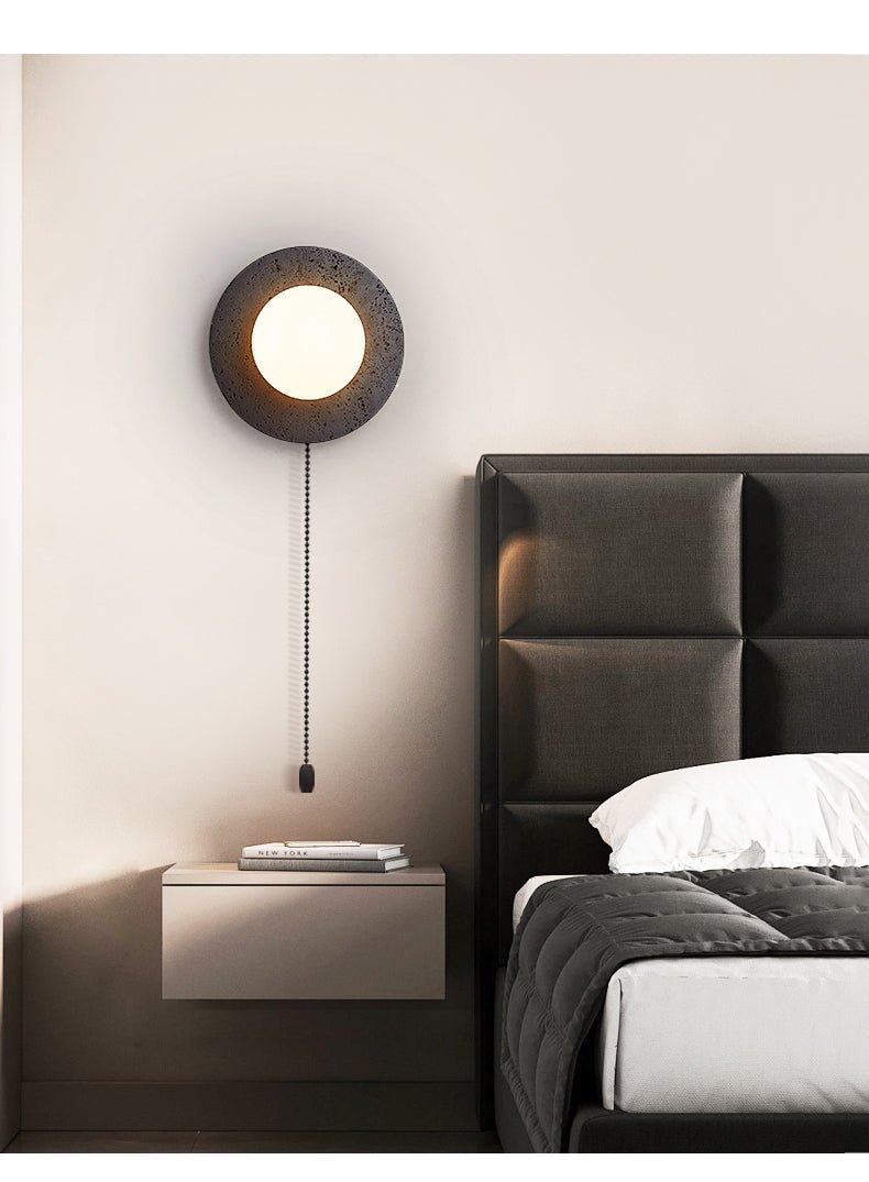 Crater Backlit Wall Sconce