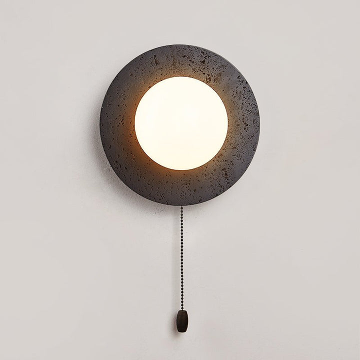 Crater Backlit Wall Sconce
