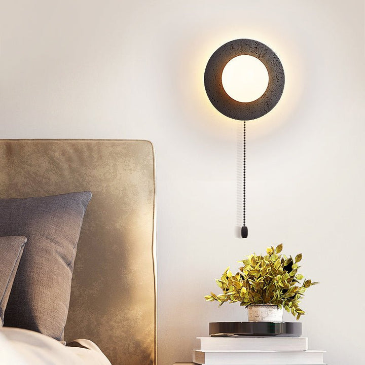 Crater Backlit Wall Sconce