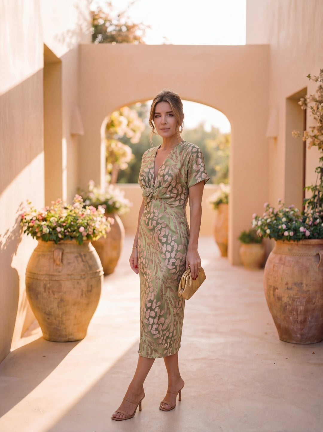 ELEGANTE MIDI JURK VOOR VROUWEN