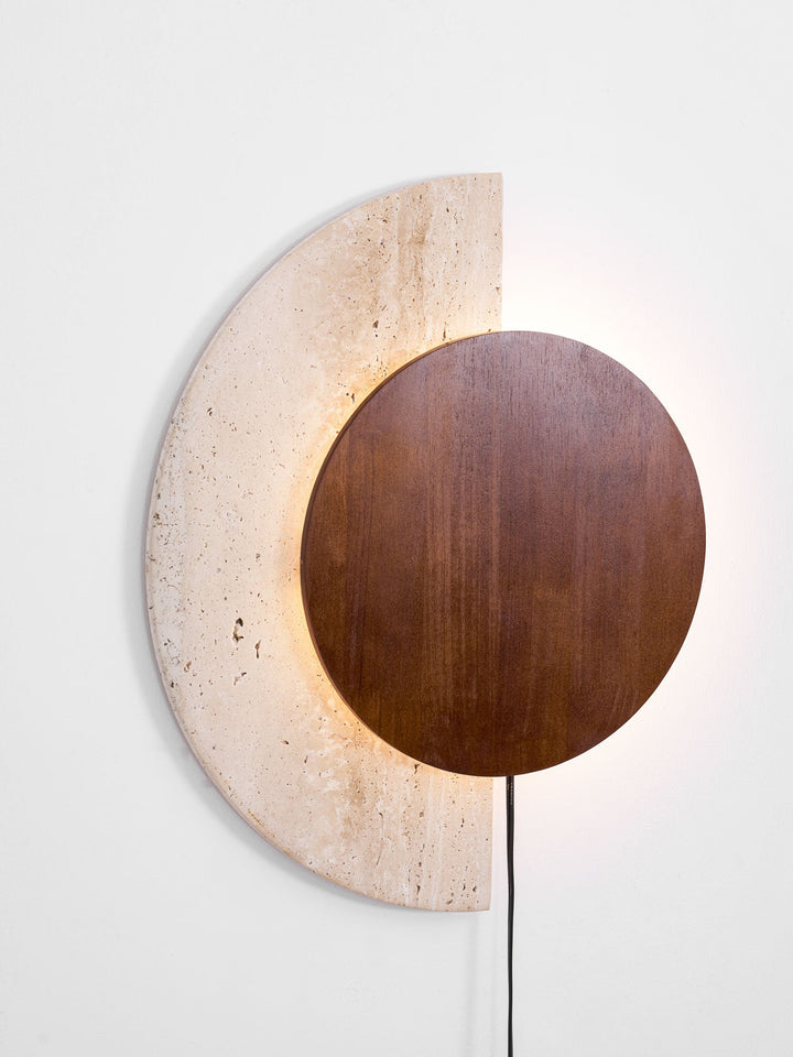 Crescent Halo Plug-in Wall Sconce