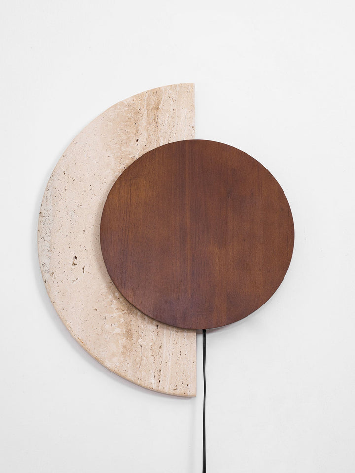 Crescent Halo Plug-in Wall Sconce