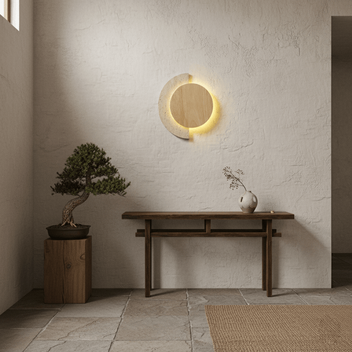 Crescent Halo Wall Sconce