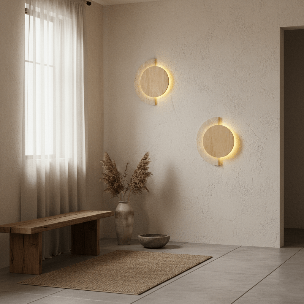Crescent Halo Wall Sconce