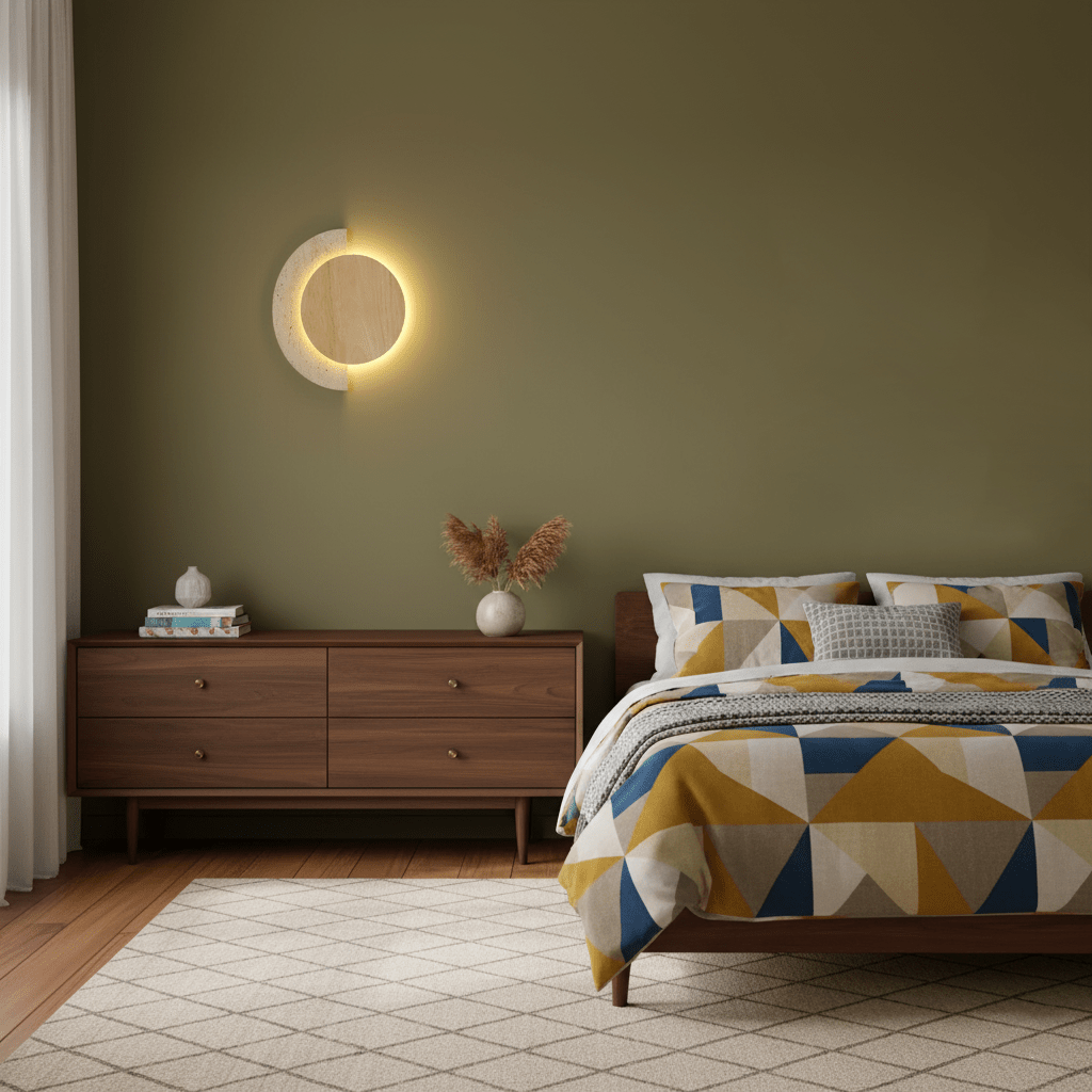 Crescent Halo Wall Sconce
