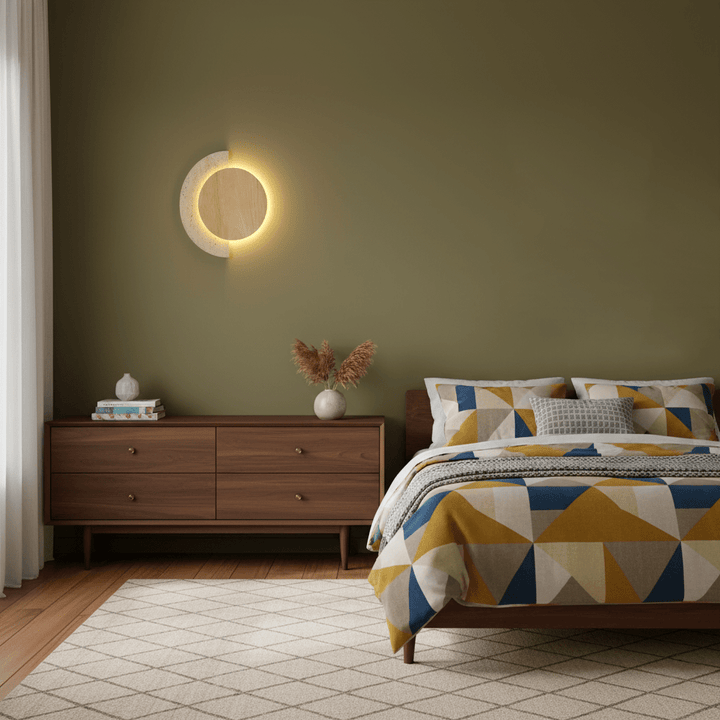 Crescent Halo Wall Sconce
