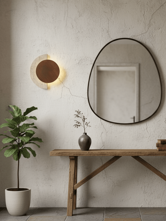 Crescent Halo Wall Sconce