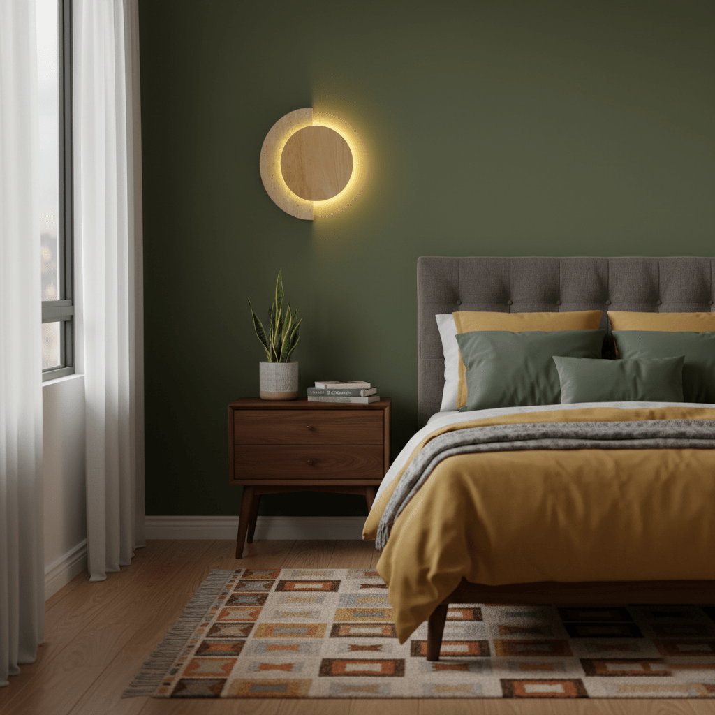 Crescent Halo Wall Sconce