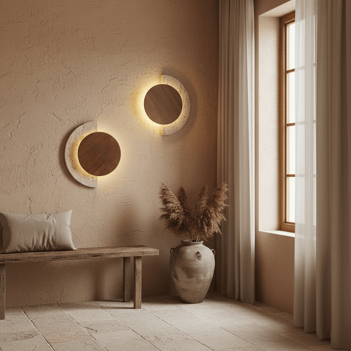 Crescent Halo Wall Sconce