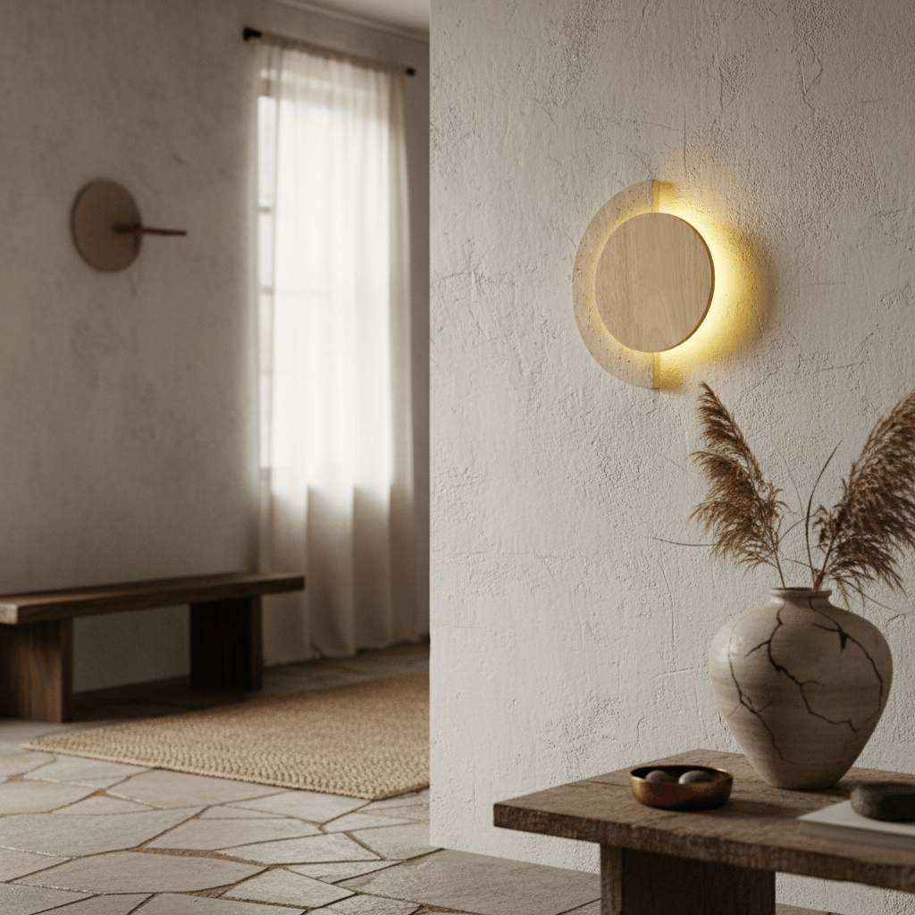 Crescent Halo Wall Sconce