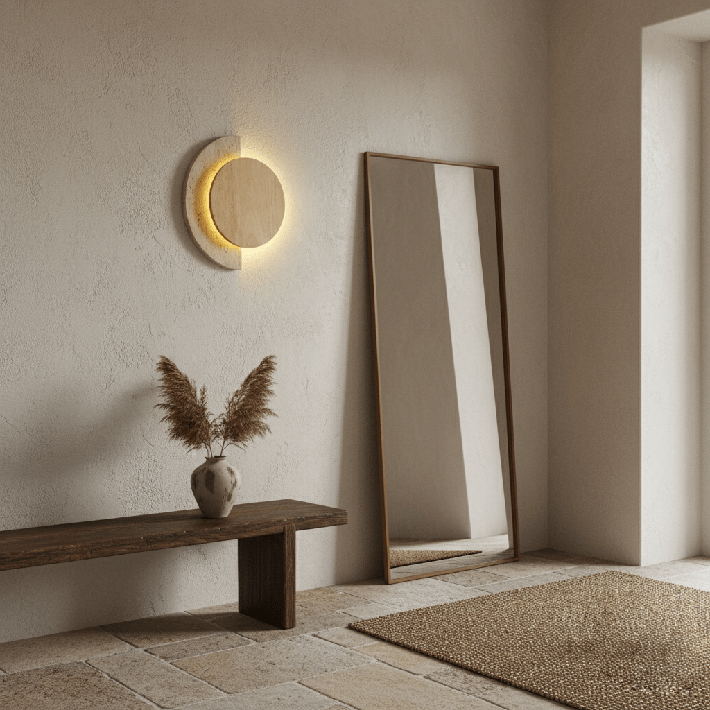 Crescent Halo Wall Sconce