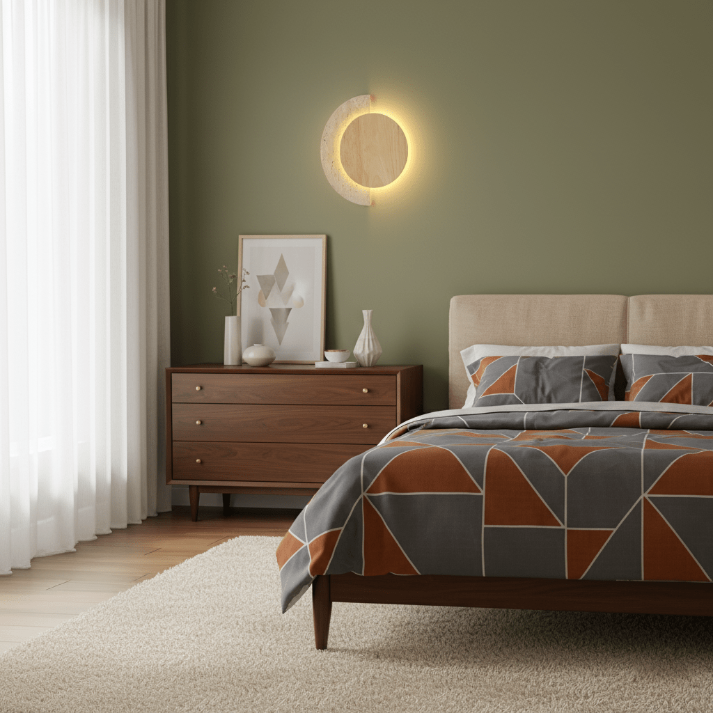 Crescent Halo Wall Sconce