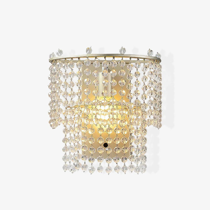 Crystal Waterfall Wall Light